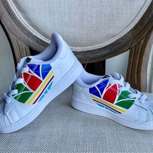 Toddler superstar pure adidas sz 6K trefoil